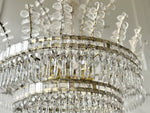 An Early 20th C Spanish Glass Chandelier