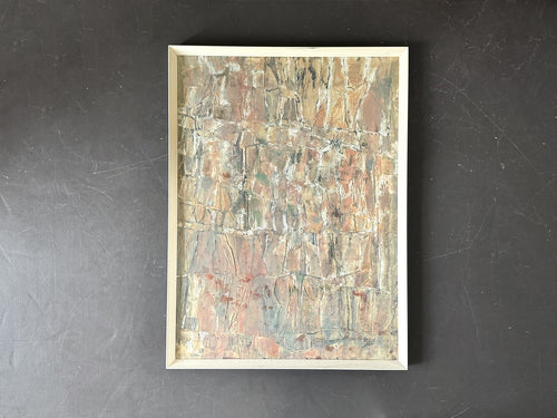 A 1950's Abstract Mixed Media Artwork by Jean-Pierre Villeneuve (12)