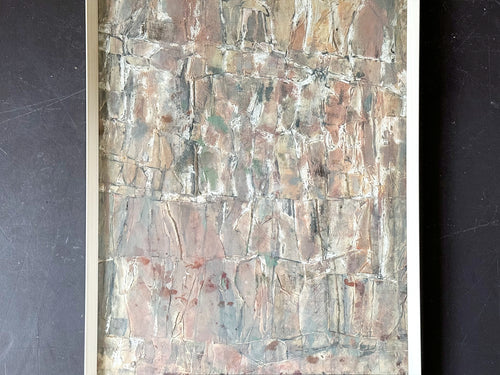 A 1950's Abstract Mixed Media Artwork by Jean-Pierre Villeneuve (12)