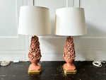 A Pretty Pale Pink Pair of Casa Pupo Table Lights