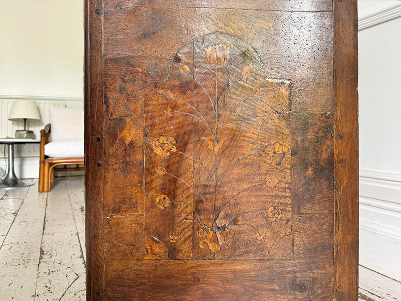 A Late 17th C French Marquetry Fruitwood Commode