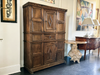 A 17th C Rustic Spanish Oak Cupboard