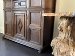 A 17th C Rustic Spanish Oak Cupboard