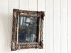 An 18th C French Gilt Wood Mirror with Foxed Plate & Mirrored Frame Inserts