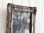 An 18th C French Gilt Wood Mirror with Foxed Plate & Mirrored Frame Inserts