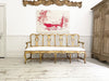 An 18th C Venetian Giltwood & Decorated Sofa