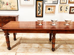 A Late 18th C Italian Six Leg Pine Dining Table