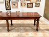 A Late 18th C Italian Six Leg Pine Dining Table