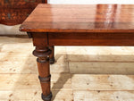 A Late 18th C Italian Six Leg Pine Dining Table