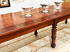 A Late 18th C Italian Six Leg Pine Dining Table