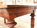 A Late 18th C Italian Six Leg Pine Dining Table