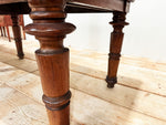 A Late 18th C Italian Six Leg Pine Dining Table