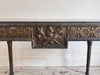 An 18th Italian Painted Console Table with Scagliola Top