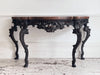 An 18th C Italian Rococo Console Table with Giallo Antico Top