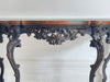 An 18th C Italian Rococo Console Table with Giallo Antico Top