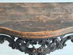 An 18th C Italian Rococo Console Table with Giallo Antico Top