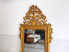 An 18th C Italian Piedmont Carved Giltwood Mirror
