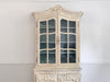 A 19th Century French Glazed & Carved Painted Vitrine