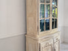 A Late 18th Early 19th Century French Glazed & Carved Painted Vitrine