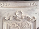 A Late 18th Early 19th Century French Glazed & Carved Painted Vitrine
