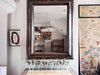 A Huge 18th C Silver Giltwood Italian Mirror