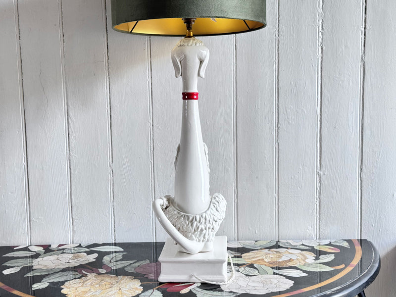A 1950's Casa Pupo Ceramic Dog Table Lamp