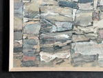 A 1950's Mixed Media Abstract Painting by Jean-Pierre Villeneuve