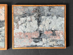 A Small 1950's Oil on Canvas Abstract Painting on Canvas by Jean-Pierre Villeneuve I