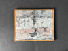 A Small 1950's Oil on Canvas Abstract Painting on Canvas by Jean-Pierre Villeneuve I