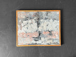 A Small 1950's Oil on Canvas Abstract Painting on Canvas by Jean-Pierre Villeneuve I