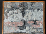 A Small 1950's Oil on Canvas Abstract Painting on Canvas by Jean-Pierre Villeneuve I