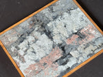 A Small 1950's Oil on Canvas Abstract Painting on Canvas by Jean-Pierre Villeneuve I
