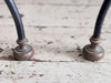 Six 1950's Spanish Bronze & Iron Curule Armchairs