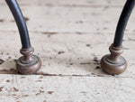 Six 1950's Spanish Bronze & Iron Curule Armchairs