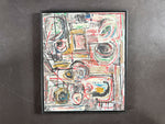 A 1960's Abstract Oil on Canvas by Patrick Boudon