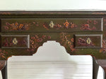 A 1920's Pierre Lottier Green Lacquered Low Boy Table