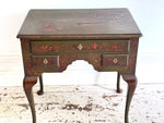 A 1920's Pierre Lottier Green Lacquered Low Boy Table