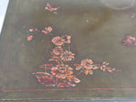 A 1920's Pierre Lottier Green Lacquered Low Boy Table