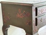 A 1920's Pierre Lottier Green Lacquered Low Boy Table