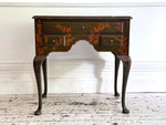 A 1920's Pierre Lottier Green Lacquered Low Boy Table