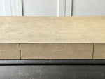 A Rare 1960's Shagreen Three Drawer Coffee Table on Metal Base