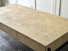 A Rare 1960's Shagreen Three Drawer Coffee Table on Metal Base