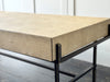 A Rare 1960's Shagreen Three Drawer Coffee Table on Metal Base