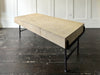 A Rare 1960's Shagreen Three Drawer Coffee Table on Metal Base