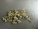 A 1970's Curtis Jere Gold Bamboo Leaf Wall Sculpture
