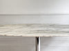 A Very Large Florence Knoll 1960's Oval Arabescato Marble Dining Table for Roche Bobois