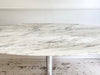 A Very Large Florence Knoll 1960's Oval Arabescato Marble Dining Table for Roche Bobois