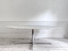 A Very Large Florence Knoll 1960's Oval Arabescato Marble Dining Table for Roche Bobois