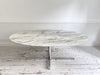 A Very Large Florence Knoll 1960's Oval Arabescato Marble Dining Table for Roche Bobois
