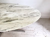 A Very Large Florence Knoll 1960's Oval Arabescato Marble Dining Table for Roche Bobois